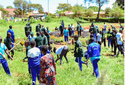 Tree planting at Segero Adventist High School